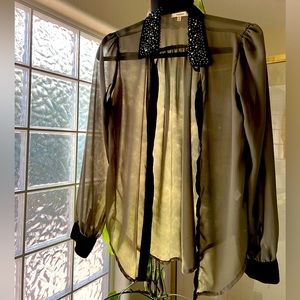 Marisol Sheet Button Up Blouse Medium